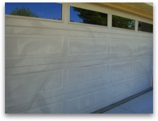 Chalky Garage Doors